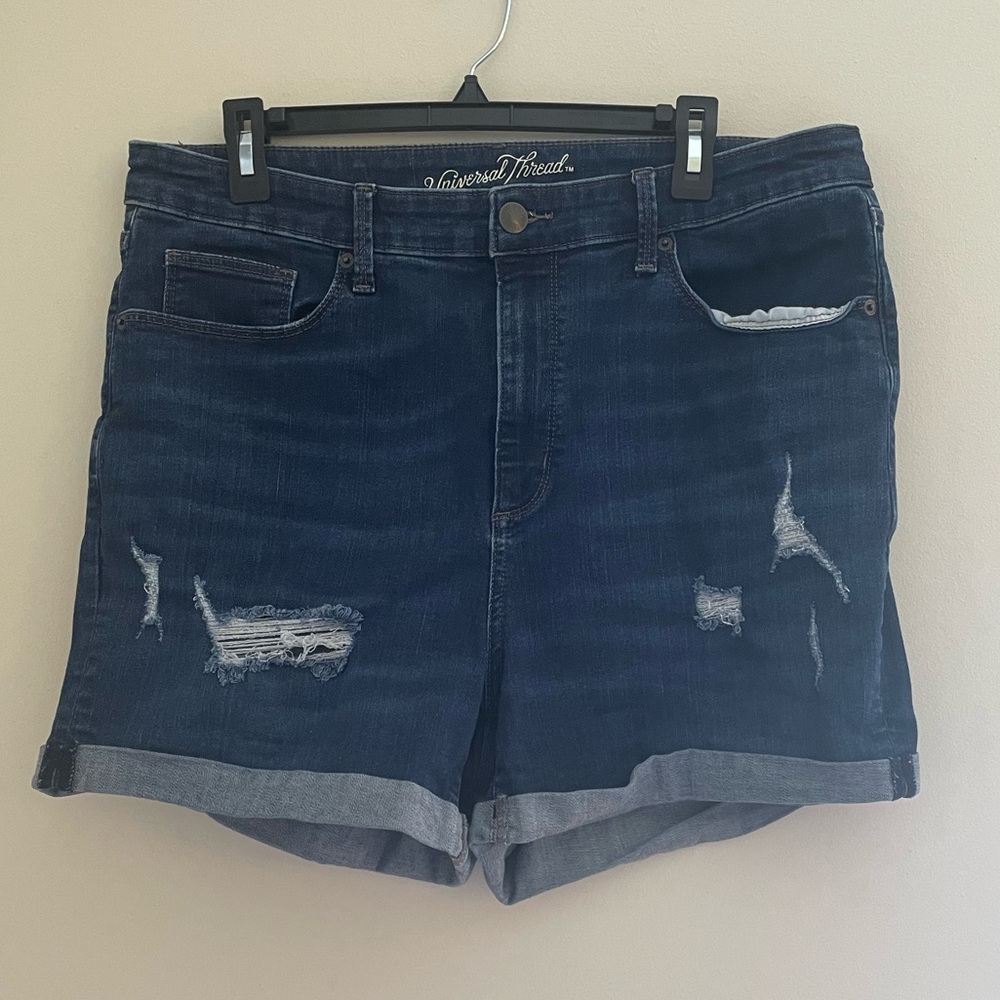 Universal Thread Women's Distressed Denim Shorts